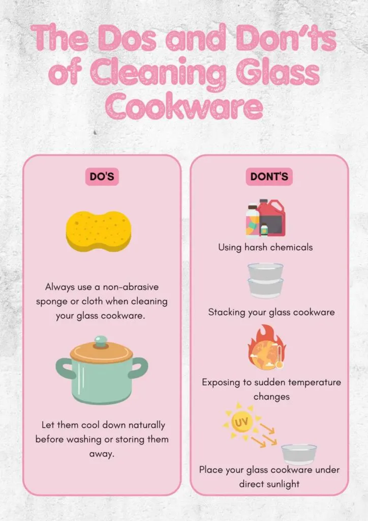 The Dos and Don’ts of Cleaning Glass Cookware